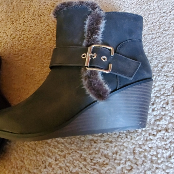 Womens wedge boots - Picture 7 of 8